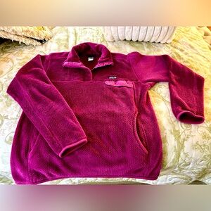 Patagonia Fuchsia Fleece Pullover